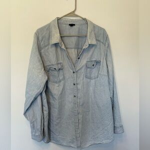 Torrid light weight denim shirt